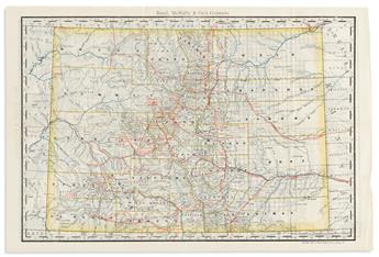 (WEST.) Rand, McNally & Co. Illustrated Guide to Colorado, New Mexico and Arizona, with General Mining Laws.